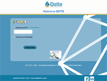 Tablet Screenshot of historicosdatte.com.br